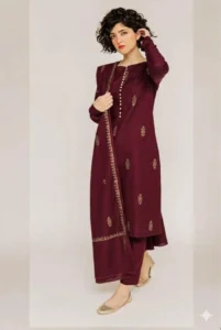 3 Pcs Women's Unstitched Printed Suit