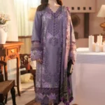 3 Pcs Women's Unstitched Embroidered Suit